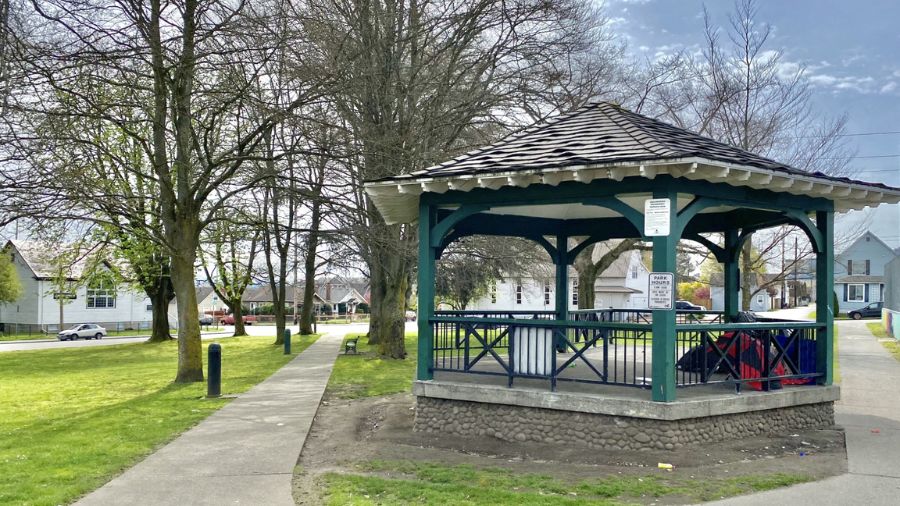 Photo: Everett Clark Park gazebo....