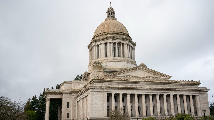 The State Capitol in Olympia...