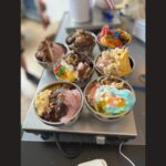 Image: Yogurt with toppings in a bowl is seen at Snohomish's Top It Yogurt Shoppe. 