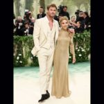 Chris Hemsworth and Elsa Pataky attend The 2024 Met Gala Celebrating "Sleeping Beauties: Reawakening Fashion" at The Metropolitan Museum of Art on May 06, 2024 in New York City. (Photo: Jamie McCarthy, Getty Images)