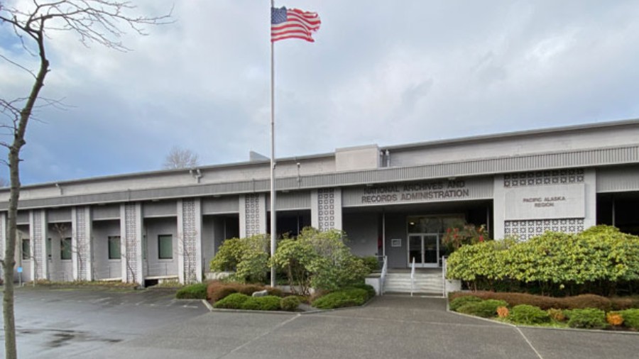 Image: The current Seattle branch of the National Archives will be replaced by a new facility at a ...