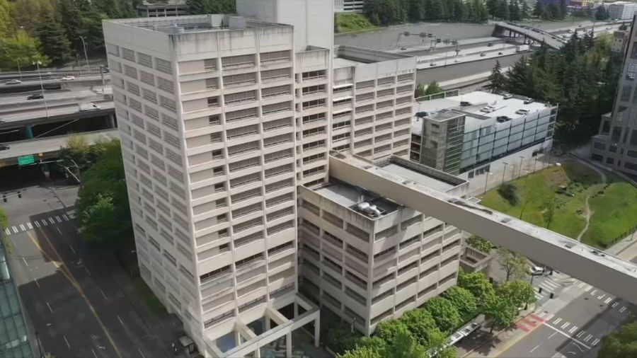 Photo: Exterior of King County Jail....